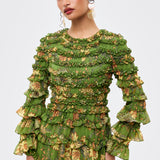 Ronan Modest Ruffle Maxi Dress | MTZ260221