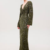Lizza Sequin Maxi Dress | BTZ260304