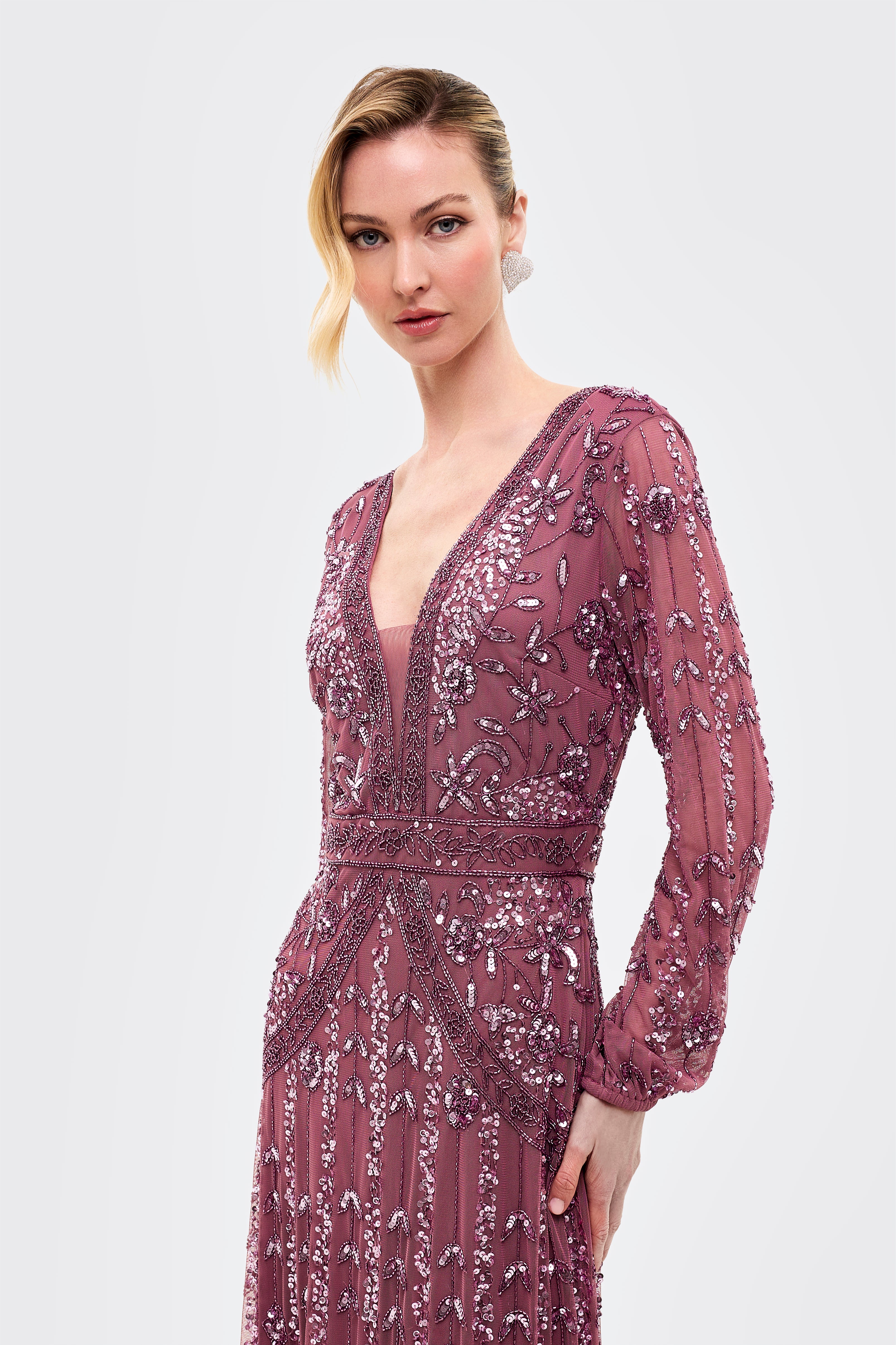 Chay Embellished Sequin Maxi Dress | BTZ260104