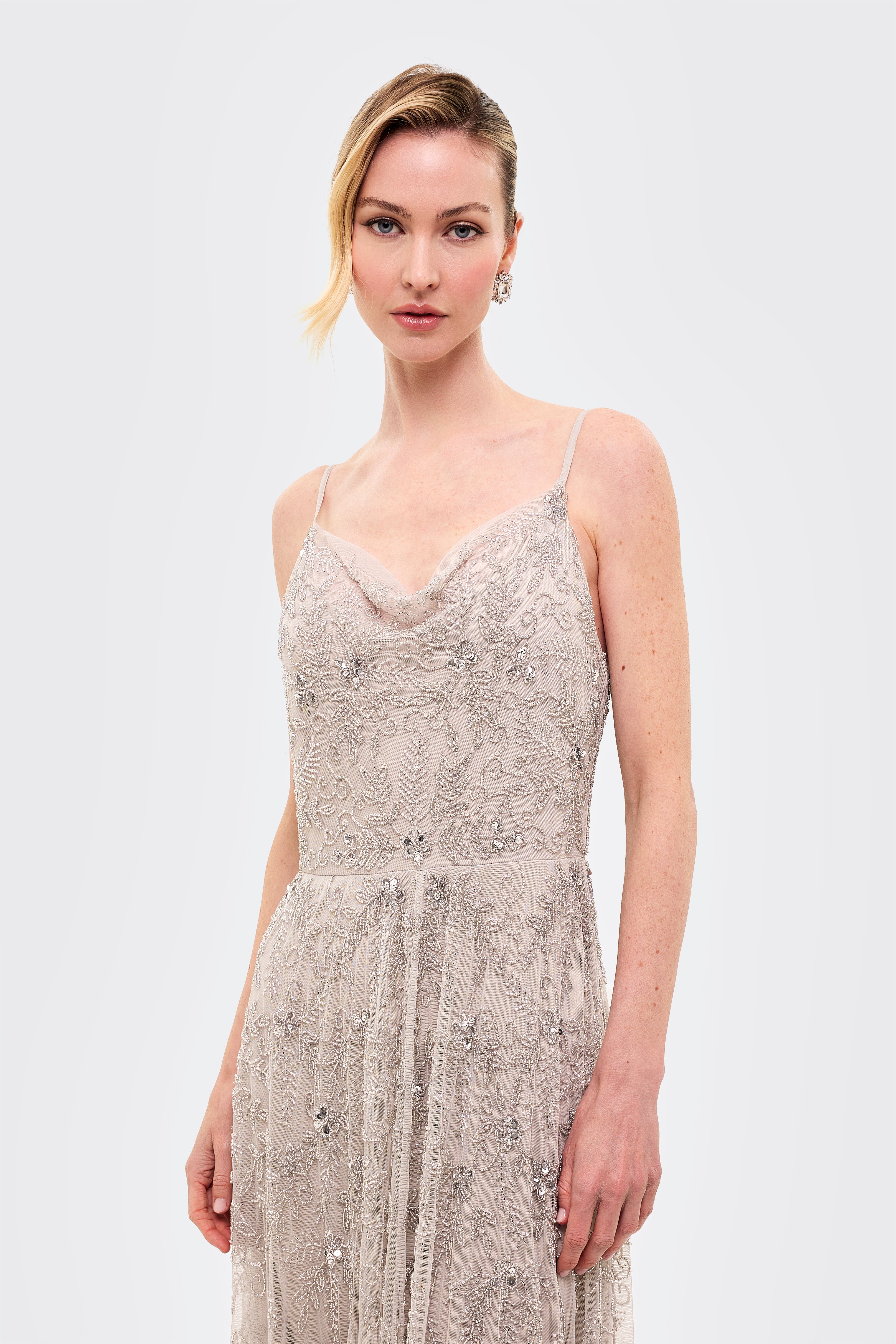 Maeva Embellished Sequin Maxi Dress | BTZ260115
