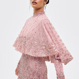 Melanie Modest Sequin Maxi Dress | MTZ260103