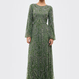 Aziza Modest Sequin Maxi Dress | MTZ260110