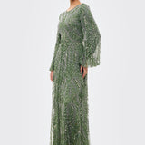 Aziza Modest Sequin Maxi Dress | MTZ260110