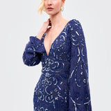 Nivine Sequin Maxi Dress | BTZ260102