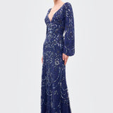 Nivine Sequin Maxi Dress | BTZ260102