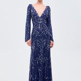 Nivine Sequin Maxi Dress | BTZ260102