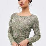 Meyem Modest Sequin Maxi Dress | MTZ260112