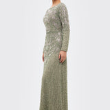 Meyem Modest Sequin Maxi Dress | MTZ260112