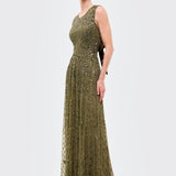 Kally Embellished Sequin Maxi Dress | BTZ260108