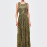 Kally Embellished Sequin Maxi Dress | BTZ260108