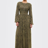 Nezha Modest Sequin Maxi Dress | MTZ260107