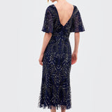 Kim Embellished Sequin Midi Dress | BTZ260110