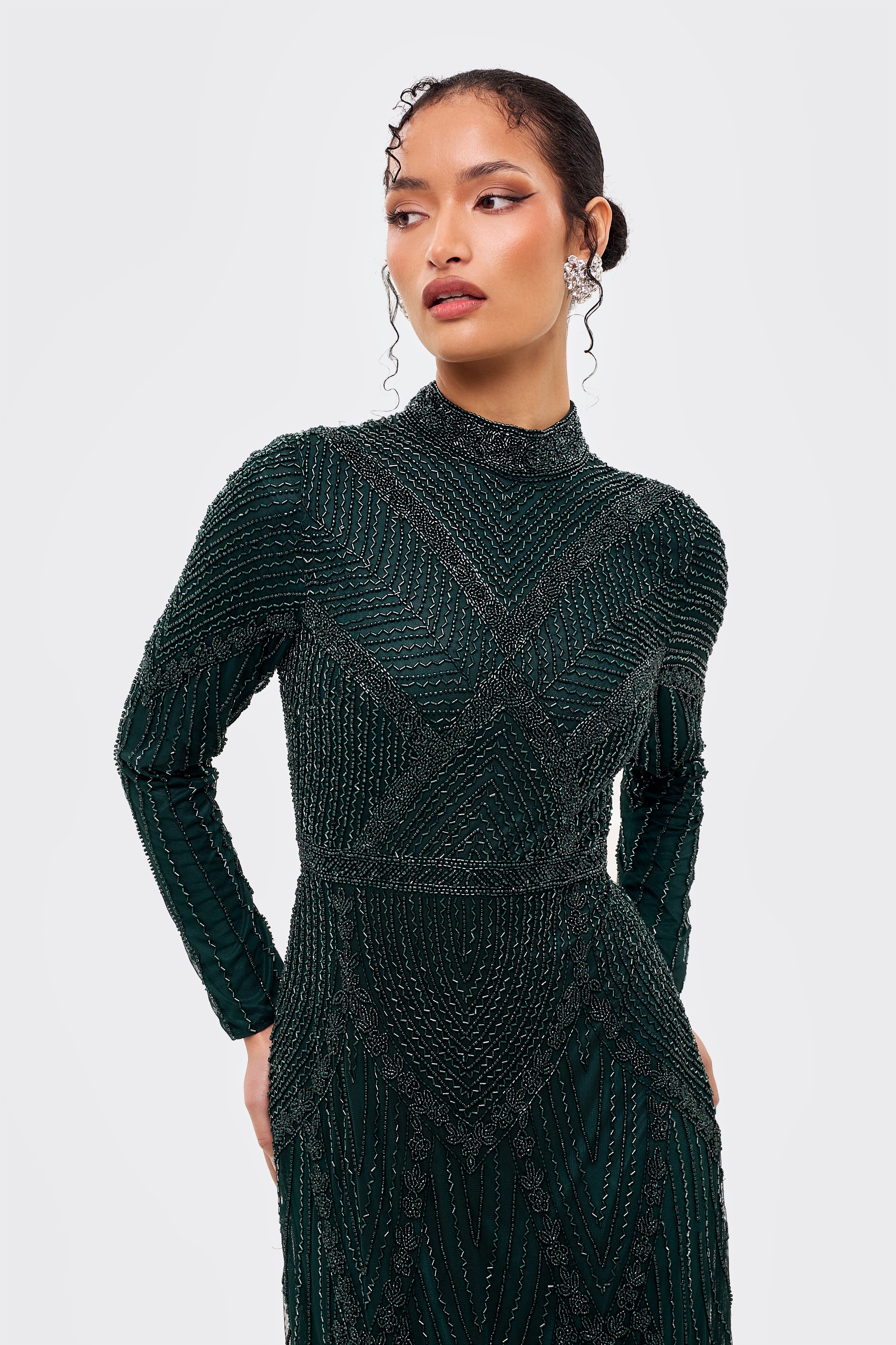 Ayum Modest Sequin Maxi Dress | MTZ260116