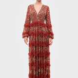 Clarisse Embellished Sequin Maxi Dress | BTZ260117