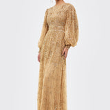Delfina Modest Sequin Maxi Dress | MTZ260102