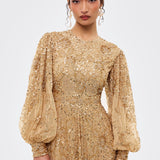 Delfina Modest Sequin Maxi Dress | MTZ260102