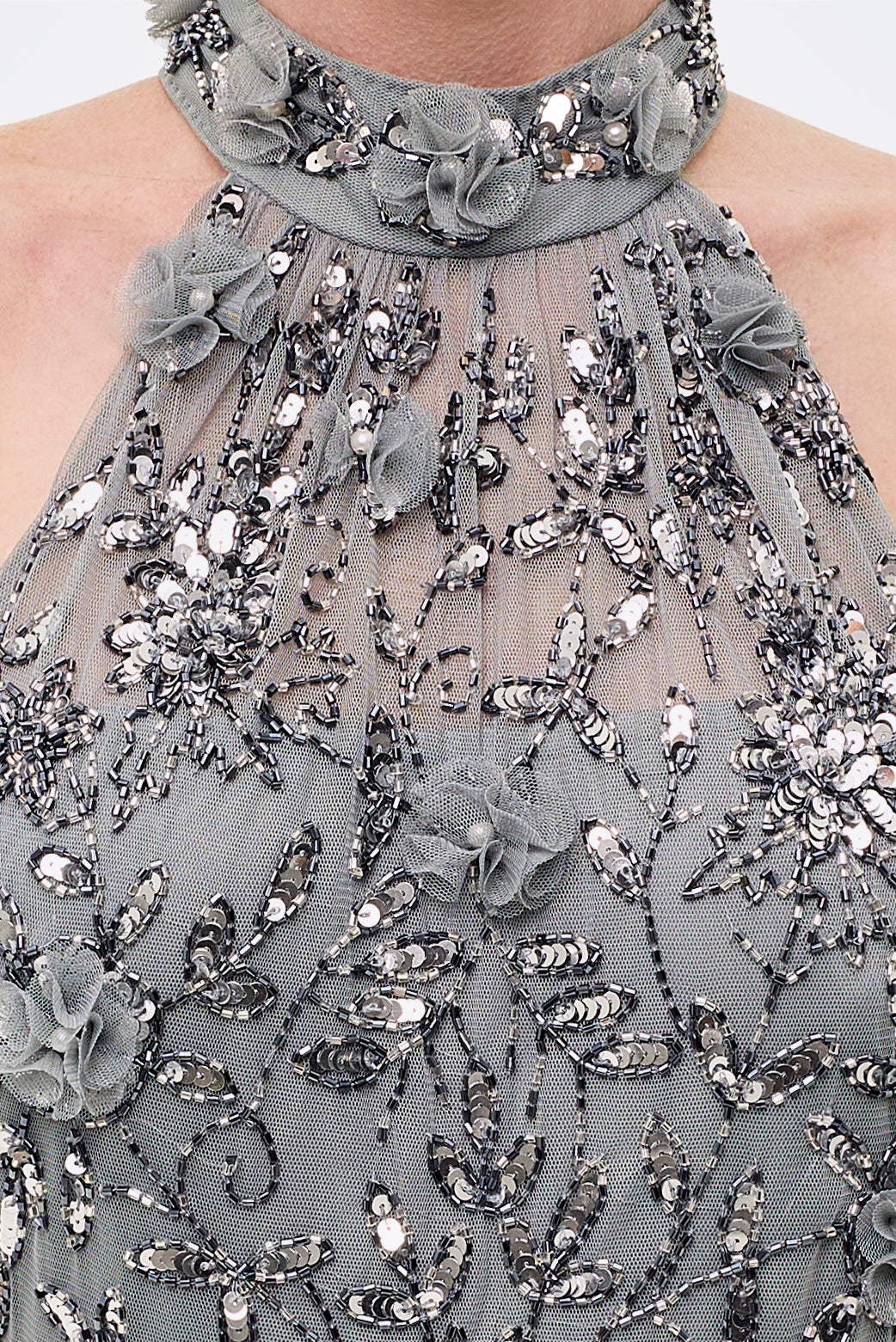 Darcie Embellished Sequin Maxi Dress | BTZ260310