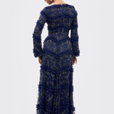 Lilah Modest Sequin Maxi Dress | MTZ260104