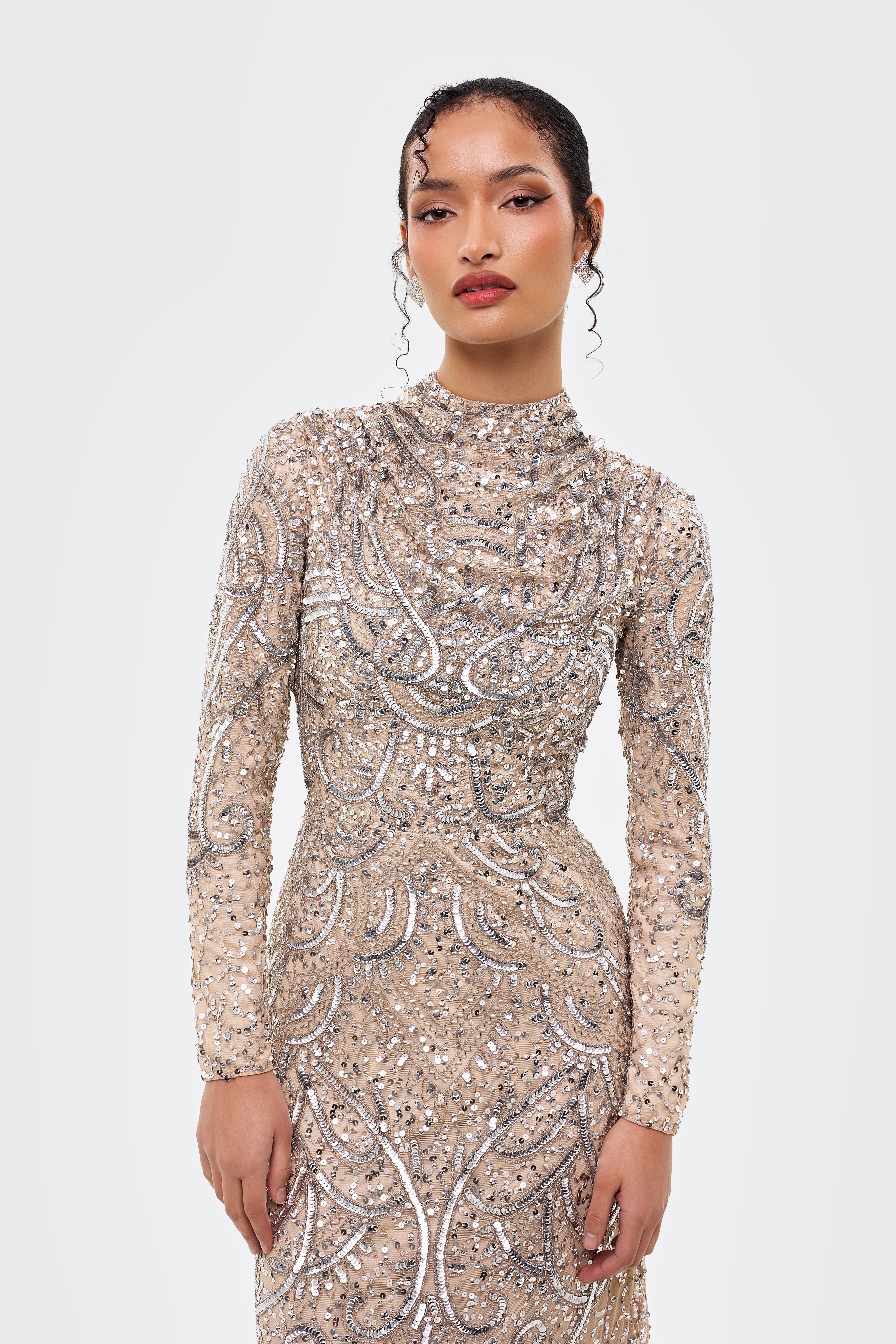 Raya Modest Sequin Maxi Dress | MTZ260313