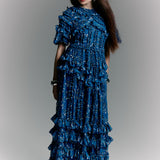 Lilly Ruffle Maxi Dress | BTZ260208