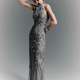 Darcie Embellished Sequin Maxi Dress | BTZ260310