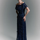 Elisa Embellished Sequin Maxi Dress | BTZ260302
