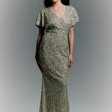 Elina Sequin Maxi Dress | BTZ260101