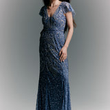 Mabel Embellished Sequin Maxi Dress | BTZ260904