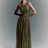 Kally Embellished Sequin Maxi Dress | BTZ260108