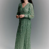 Anna Embellished Sequin Maxi Dress | BTZ260111