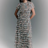 Elodie Ruffle Maxi Dress | BTZ260215