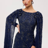 Paloma Modest Sequin Maxi Dress | MTZ260105
