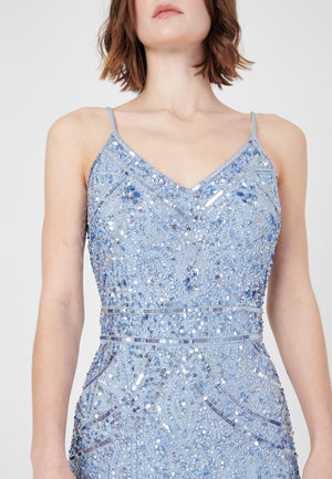 
                  
                    BERI EMBELLISHED SEQUIN DRESS CLOSEUP
                  
                