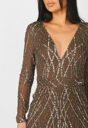 
                  
                    Daisy Embellished Sequin Dress
                  
                