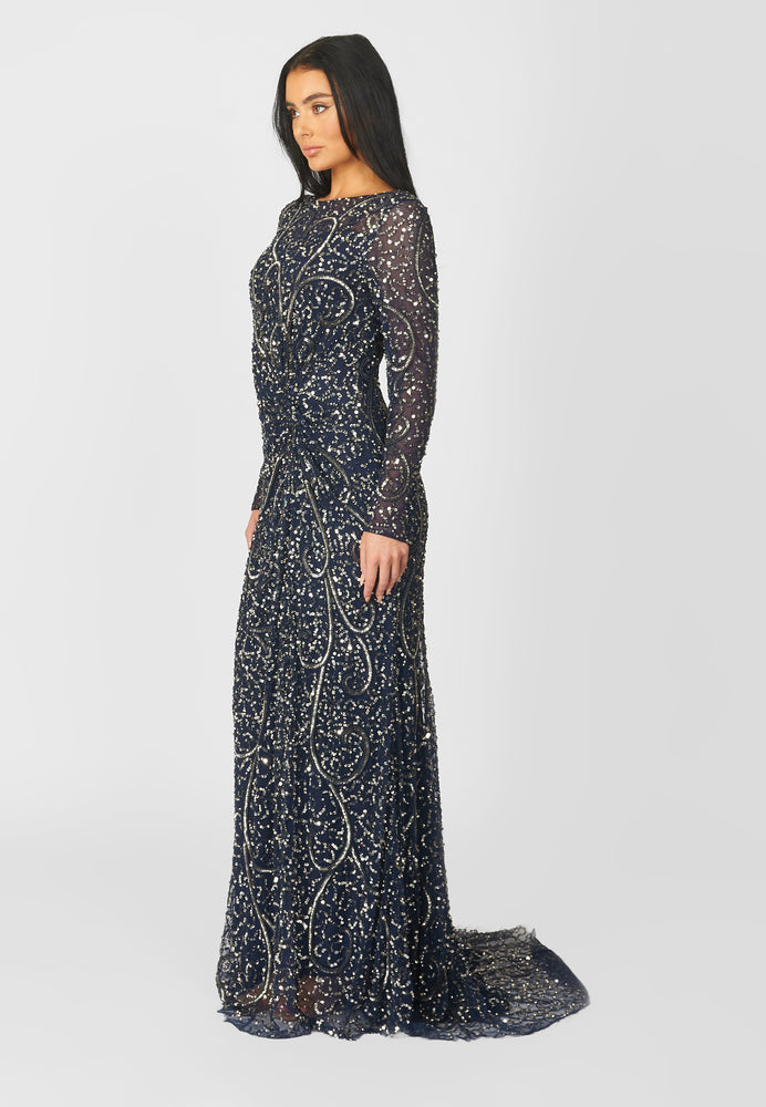 
                  
                    Zaynab Embellished Sequin Maxi Dress
                  
                