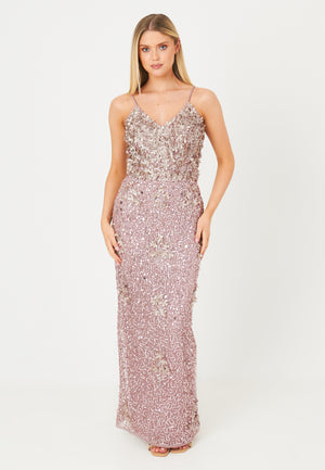 
                  
                    CLODIA EMBELLISHED SEQUINS MAXI DRESS | BQ240303
                  
                