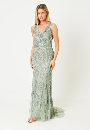 
                  
                    CORAS EBELLISHED SEQUINS MAXI DRESS |
                  
                