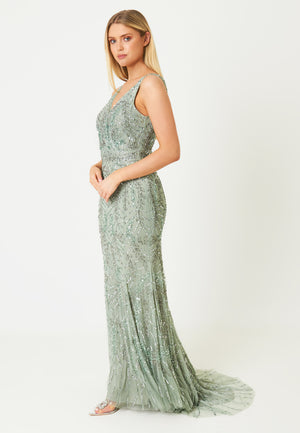 
                  
                    CORAS EBELLISHED SEQUINS MAXI DRESS |
                  
                