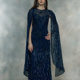 Alba Embellished Sequin Maxi Dress | BTZ250802