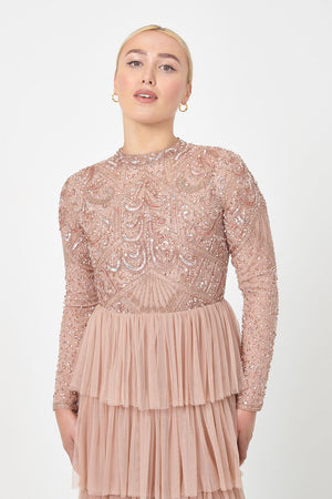 
                  
                    ZEBA MODEST EMBELLISHED SEQUIN DRESS | M2205021
                  
                