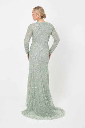 
                  
                    AFEERA MODEST EMBELLISHED SEQUIN DRESS | M220824
                  
                