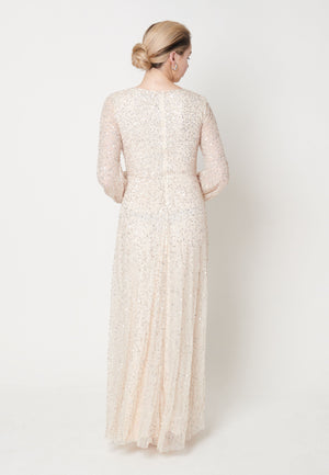 
                  
                    SARIYA MODEST EMBELLISHED SEQUIN MAXI DRESS | M506CRM
                  
                