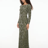 Wayan Embellished Sequin Maxi Dress | MTZ260902