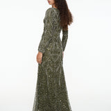 Wayan Embellished Sequin Maxi Dress | MTZ260902