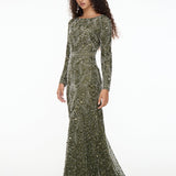 Wayan Embellished Sequin Maxi Dress | MTZ260902