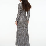 Jenna Embellished Sequin Maxi Dress | MTZ250813