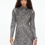 Jenna Embellished Sequin Maxi Dress | MTZ250813