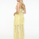 Chanel Lace Frill Maxi Dress | BTZ25418
