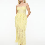 Chanel Lace Frill Maxi Dress | BTZ25418