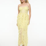 Chanel Lace Frill Maxi Dress | BTZ25418